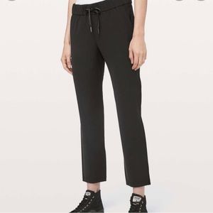 Lululemon On The Fly 7/8 black pants